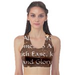All of Life Comes to Me with Ease, Joy and Glory Sports Bra