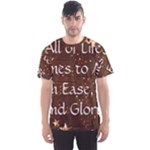 All of Life Comes to Me with Ease, Joy and Glory Men s Sport Mesh Tee
