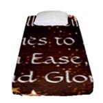 All of Life Comes to Me with Ease, Joy and Glory Fitted Sheet (Single Size)