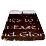 All of Life Comes to Me with Ease, Joy and Glory Fitted Sheet (King Size)
