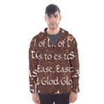 All of Life Comes to Me with Ease, Joy and Glory Men s Hooded Windbreaker