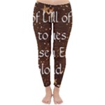 All of Life Comes to Me with Ease, Joy and Glory Classic Winter Leggings