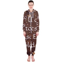 Hooded Jumpsuit (Ladies) 