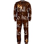 All of Life Comes to Me with Ease, Joy and Glory OnePiece Jumpsuit (Men) 