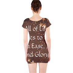 Short Sleeve Bodycon Dress Back Short Sleeve Bodycon Dress Back