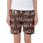 All of Life Comes to Me with Ease, Joy and Glory Women s Basketball Shorts