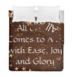 All of Life Comes to Me with Ease, Joy and Glory Duvet Cover Double Side (Full/ Double Size)
