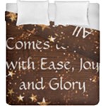 All of Life Comes to Me with Ease, Joy and Glory Duvet Cover Double Side (King Size)
