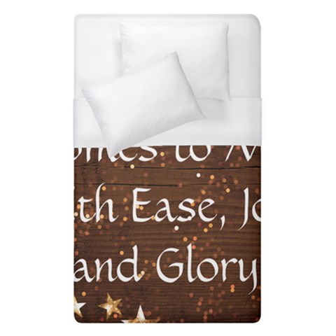 All of Life Comes to Me with Ease, Joy and Glory Duvet Cover (Single Size) from ArtsNow.com