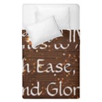 All of Life Comes to Me with Ease, Joy and Glory Duvet Cover Double Side (Single Size)
