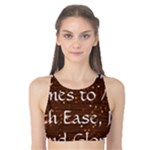 All of Life Comes to Me with Ease, Joy and Glory Tank Bikini Top