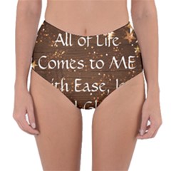 Reversible High-Waist Bikini Bottoms 