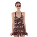 Halter Dress Swimsuit  