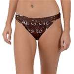 All of Life Comes to Me with Ease, Joy and Glory Band Bikini Bottom