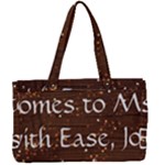 All of Life Comes to Me with Ease, Joy and Glory Canvas Work Bag
