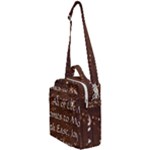 All of Life Comes to Me with Ease, Joy and Glory Crossbody Day Bag