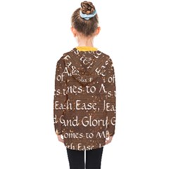 Kids  Double Breasted Button Coat 