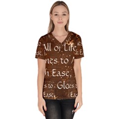 Women s V-Neck Scrub Top 