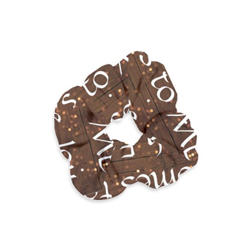 All of Life Comes to Me with Ease, Joy and Glory Velvet Scrunchie from ArtsNow.com