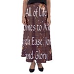 All of Life Comes to Me with Ease, Joy and Glory Flared Maxi Skirt