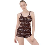 All of Life Comes to Me with Ease, Joy and Glory Boyleg Tankini Set 