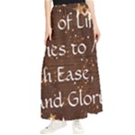 All of Life Comes to Me with Ease, Joy and Glory Maxi Chiffon Skirt