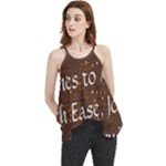 All of Life Comes to Me with Ease, Joy and Glory Flowy Camisole Tank Top