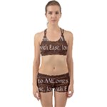 All of Life Comes to Me with Ease, Joy and Glory Back Web Gym Set