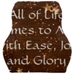 All of Life Comes to Me with Ease, Joy and Glory Car Seat Velour Cushion 