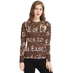 All of Life Comes to Me with Ease, Joy and Glory Women s Long Sleeve Rash Guard