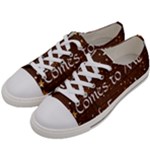 All of Life Comes to Me with Ease, Joy and Glory Women s Low Top Canvas Sneakers