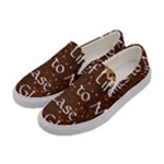 All of Life Comes to Me with Ease, Joy and Glory Women s Canvas Slip Ons