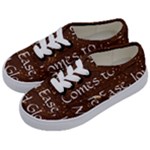 All of Life Comes to Me with Ease, Joy and Glory Kids  Classic Low Top Sneakers