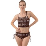 All of Life Comes to Me with Ease, Joy and Glory Mini Tank Bikini Set