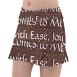 All of Life Comes to Me with Ease, Joy and Glory Classic Tennis Skirt