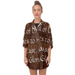 All of Life Comes to Me with Ease, Joy and Glory Half Sleeve Chiffon Kimono
