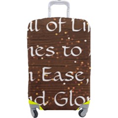 All of Life Comes to Me with Ease, Joy and Glory Luggage Cover (Large) from ArtsNow.com