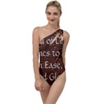 All of Life Comes to Me with Ease, Joy and Glory To One Side Swimsuit