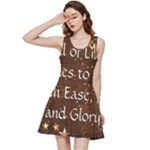All of Life Comes to Me with Ease, Joy and Glory Inside Out Racerback Dress