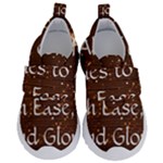 All of Life Comes to Me with Ease, Joy and Glory Kids  Velcro No Lace Shoes