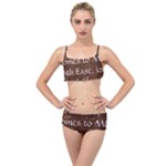 All of Life Comes to Me with Ease, Joy and Glory Layered Top Bikini Set