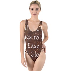 High Leg Strappy Swimsuit 