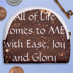 Horseshoe Style Canvas Pouch 