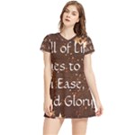 All of Life Comes to Me with Ease, Joy and Glory Women s Sports Skirt