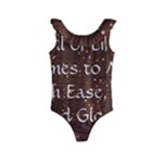All of Life Comes to Me with Ease, Joy and Glory Kids  Frill Swimsuit