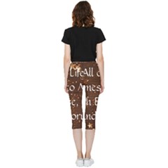 Inside Out Lightweight Velour Capri Leggings  