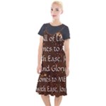 All of Life Comes to Me with Ease, Joy and Glory Camis Fishtail Dress