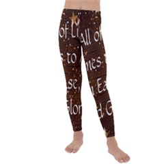 Kids  Lightweight Velour Leggings 