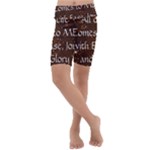 All of Life Comes to Me with Ease, Joy and Glory Kids  Lightweight Velour Cropped Yoga Leggings