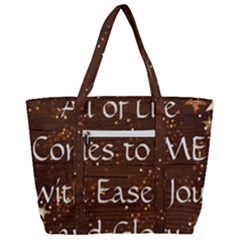 Zip Up Canvas Bag 